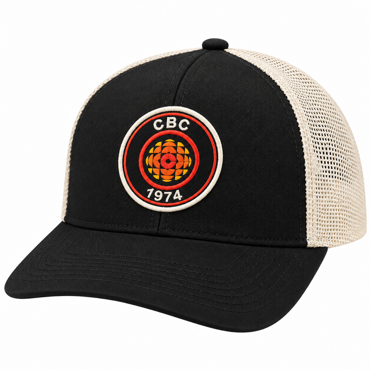 American Needle CBC Vintage Valin Trucker Mesh Adjustable Hat - Black/White Mesh
