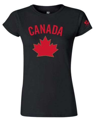 '47 Hockey Canada Women's Fan Tee - Black