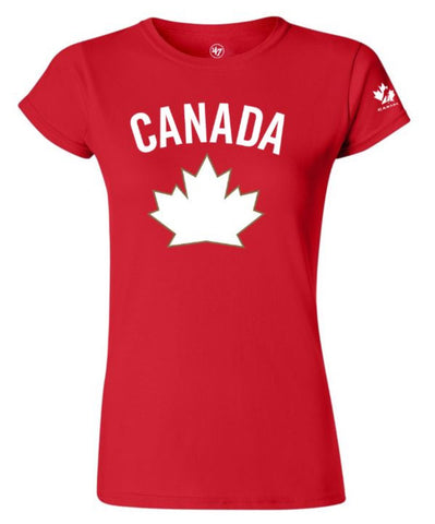 '47 Hockey Canada Women's Fan Tee - Red