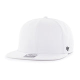 47 Classic White Captain Snapback Cap - Blank