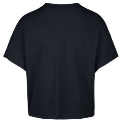 '47 MLB Women's Toronto Blue Jays Win Big Oversized Notch Neck Tee - Black