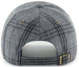 '47 NHL Edmonton Oilers Windowpane Plaid Clean Up Adjustable - Grey