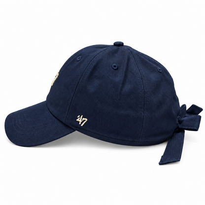 '47 NHL Toronto Maple Leafs Women's Bow Back Clean Up Adjustable Hat - Navy