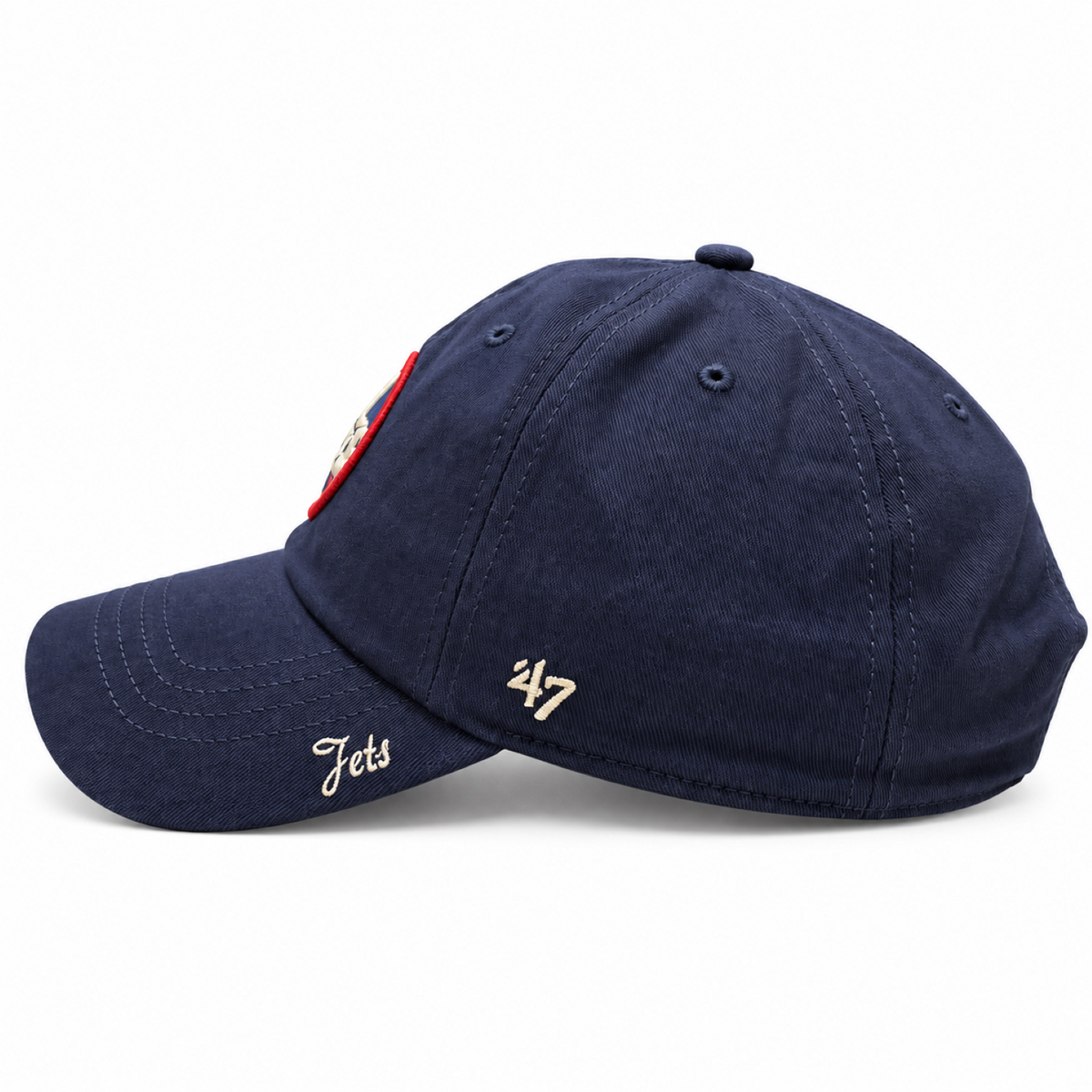 '47 NHL Winnipeg Jets Women's Miata Clean Up Adjustable Hat - Navy Blue