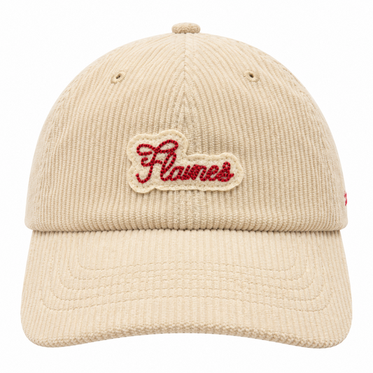 '47 NHL Calgary Flames Women's Rope Script Clean Up Adjustable Hat - Natural