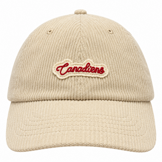'47 NHL Montreal Canadiens Women's Rope Script Clean Up Adjustable Hat - Natural
