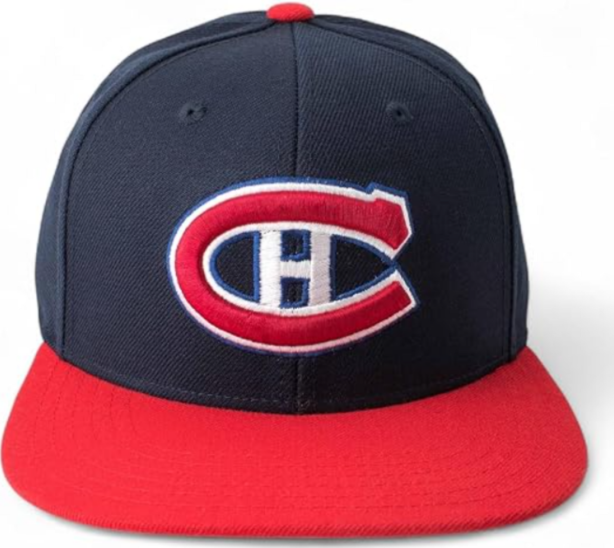 American Needle Wool Replica 400s Montreal Canadiens Two Tone Adjustable Snapback Hat - Navy/Red