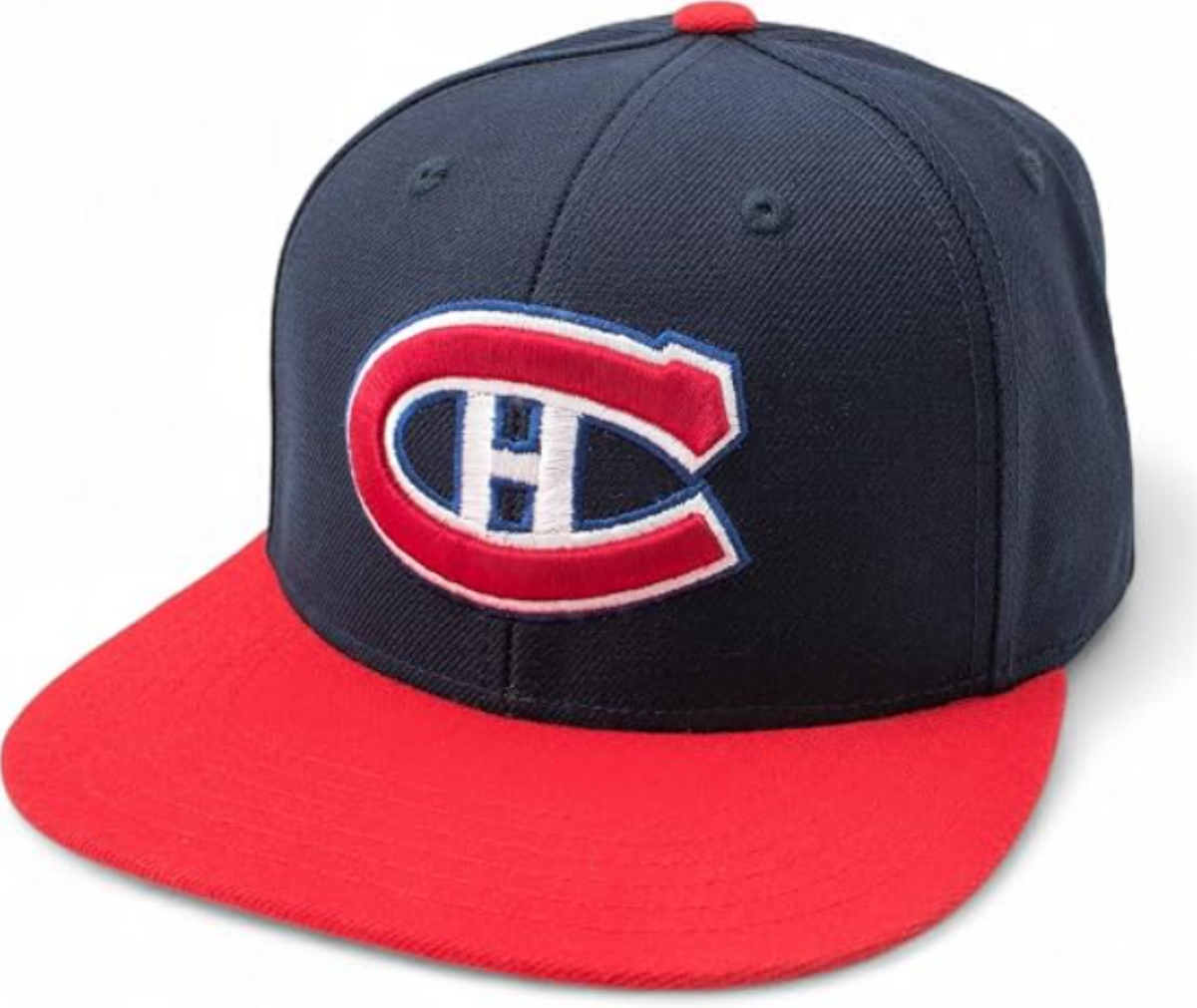 American Needle Wool Replica 400s Montreal Canadiens Two Tone Adjustable Snapback Hat - Navy/Red