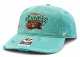 '47 NBA Vancouver Grizzlies Worn SE Hitch LC Adjustable Snapback Hat - Teal