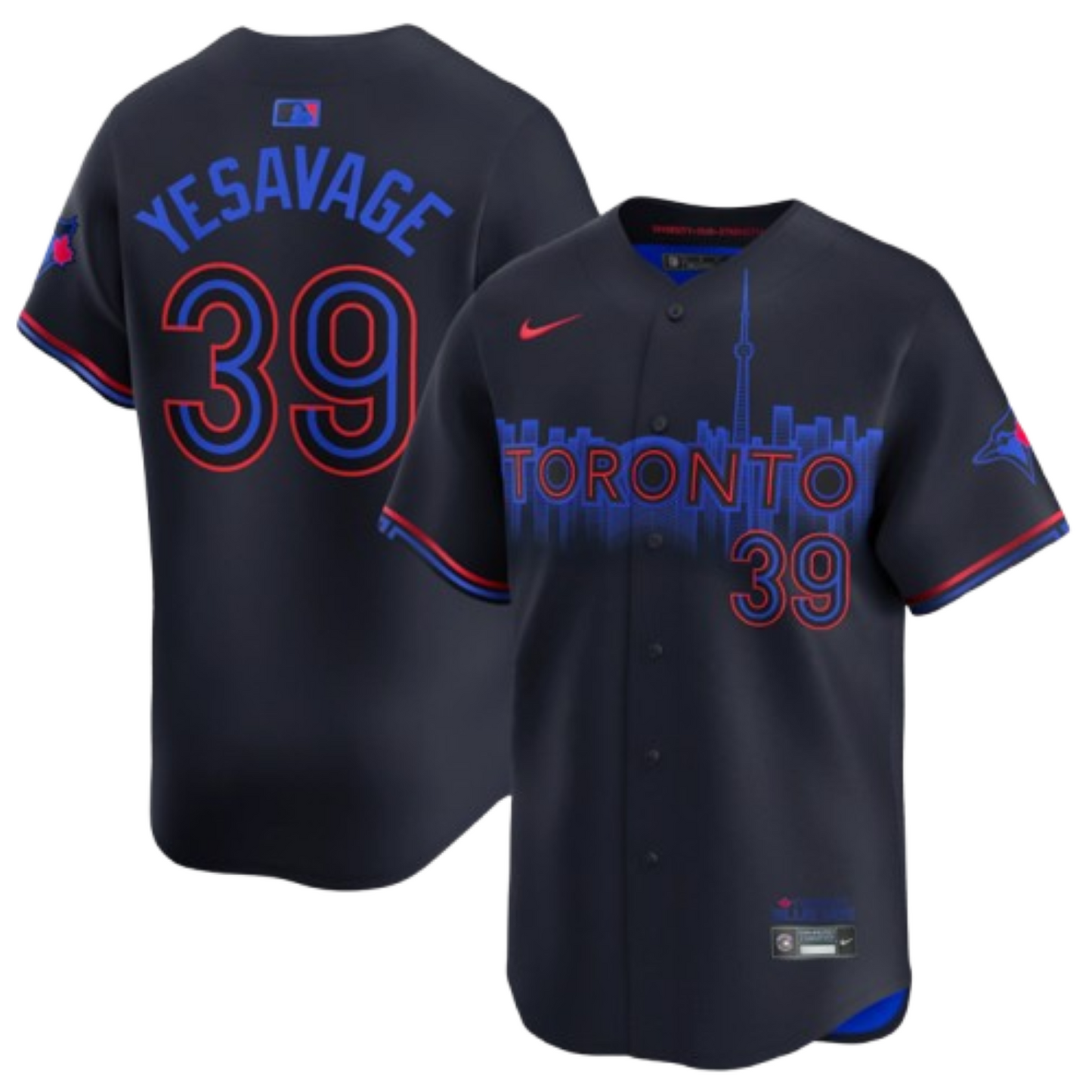 Fanatics MLB Toronto Blue Jays Trey Yesavage City Connect Limited Jersey - Navy