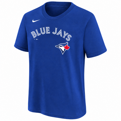 Outerstuff Kids MLB Toronto Blue Jays Trey Yesavage Player Name & Number Tee - Blue