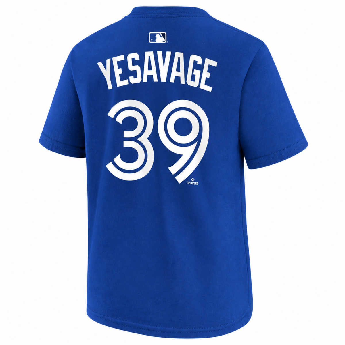 Outerstuff Kids MLB Toronto Blue Jays Trey Yesavage Player Name & Number Tee - Blue
