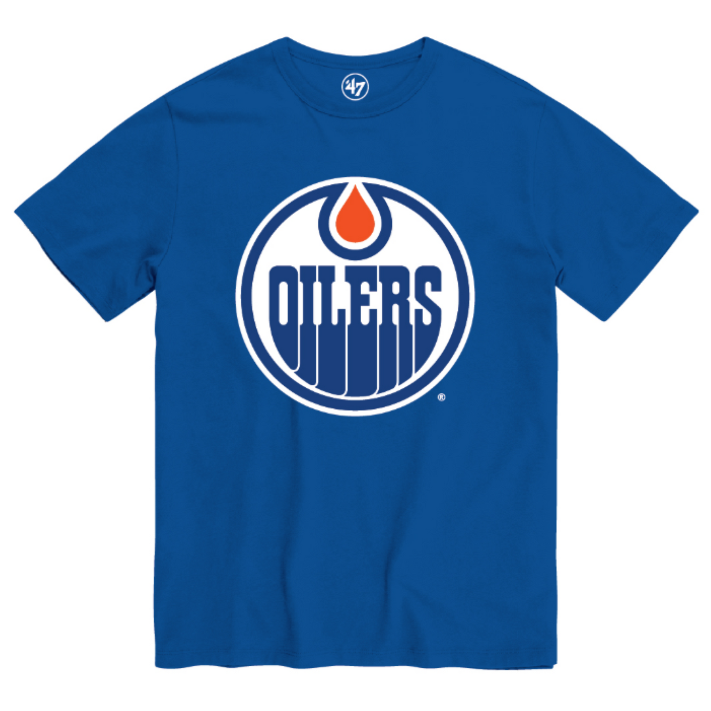 '47 NHL Edmonton Oilers Youth Fan Tee - Blue