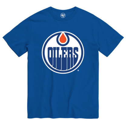 '47 NHL Edmonton Oilers Youth Fan Tee - Blue