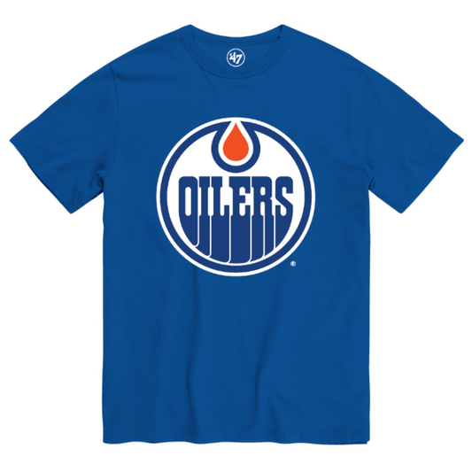 '47 NHL Edmonton Oilers Youth Fan Tee - Blue