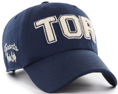 47 Toronto Maple Leafs Zoey Clean Up Adjustable Hat - Black