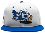 New Era MLB Toronto Blue Jays ACE Mascot 59FIFTY Custom Fitted Hat - White/Blue