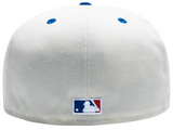 New Era MLB Toronto Blue Jays ACE Mascot 59FIFTY Custom Fitted Hat - White/Blue