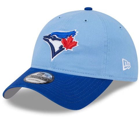 Men's New Era MLB Toronto Blue Jays 2024 Batting Practice 9Twenty Adjustable Hat - Powder Blue