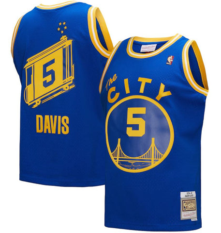 Mitchell & Ness NBA Golden State Warriors Baron Davis #5 2004-05 HWC Swingman Jersey - Royal Blue