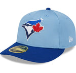 Men’s New Era MLB Toronto Blue Jays 2024 Batting Practice On-Field Low Profile 59FIFTY Fitted Hat - Powder Blue
