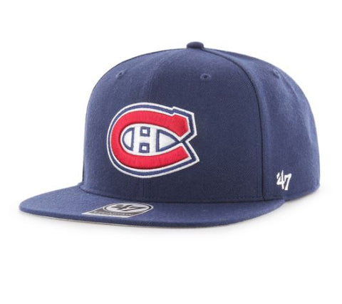 47 No Shot Captain NHL Montreal Canadiens Adjustable Hat - Navy