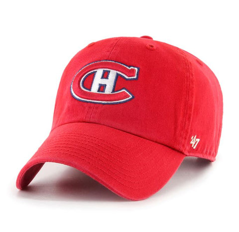47 Montreal Canadiens NHL Vintage Clean Up Adjustable Cap - Red