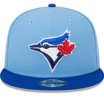 Men's New Era MLB Toronto Blue Jays 2024 Batting Practice On-Field 9FIFTY Snapback Hat - Powder Blue