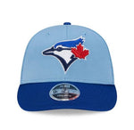 Men's New Era MLB Toronto Blue Jays 2024 Batting Practice Low Profile 9Fifty Snapback Hat - Powder Blue
