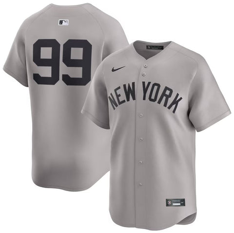 Nike MLB New York Yankees Aaron Judge #99 Player Limited Road Jersey - Grey