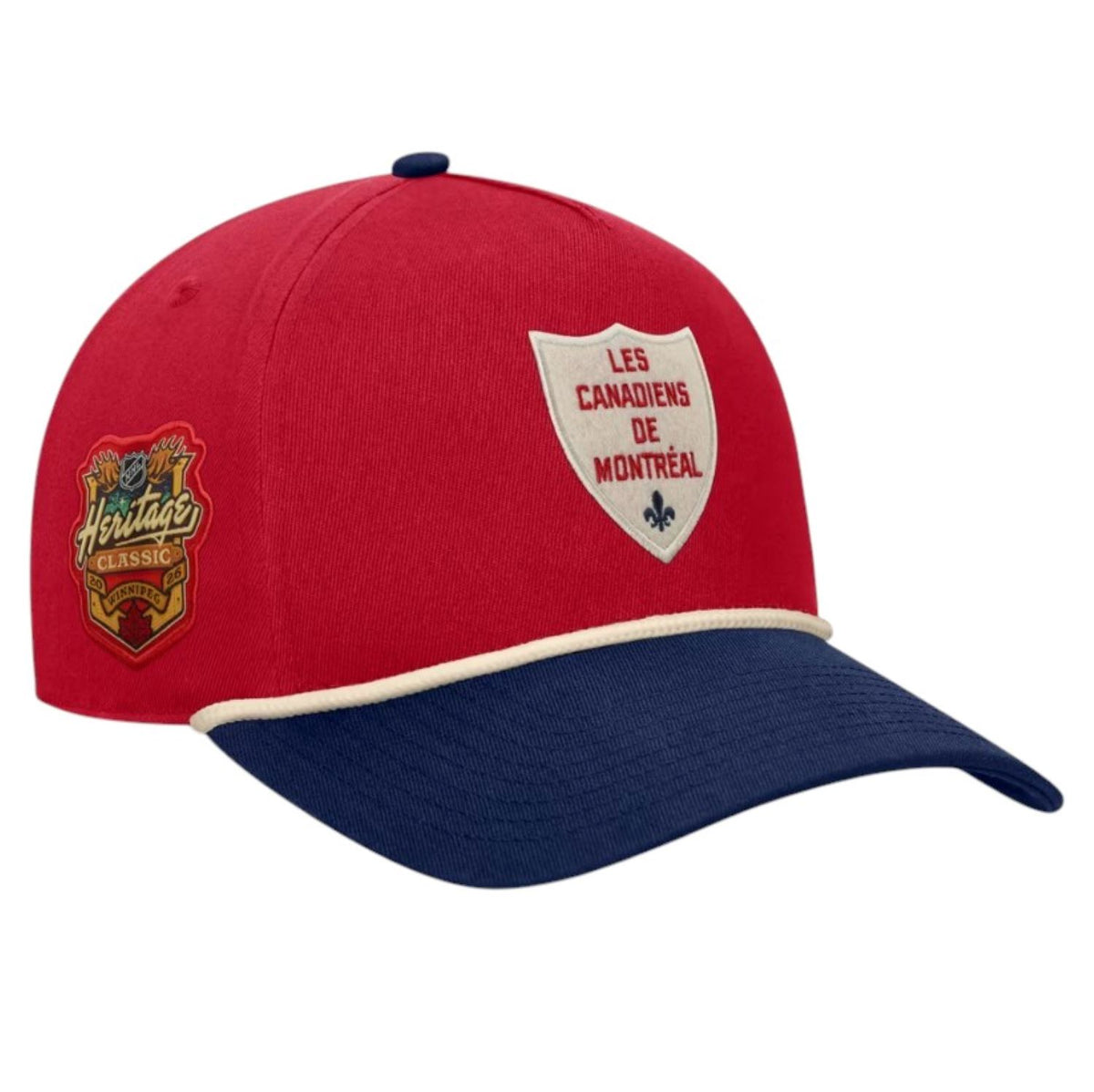Fanatics NHL Montreal Canadiens 2026 Heritage Classic A-Frame Adjustable Hat - Red
