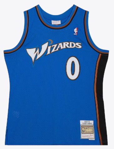 Mitchell & Ness NBA Washington Wizards Gilbert Arenas #0 2004-05 HWC Swingman Jersey - Blue