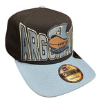 New Era 9FIFTY CFL Toronto Argonauts Big Block 2025 A-Frame Turf Traditions Sideline Two Tone Snapback Hat - Navy/Blue