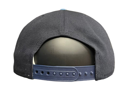 New Era 9FIFTY CFL Toronto Argonauts Big Block 2025 A-Frame Turf Traditions Sideline Two Tone Snapback Hat - Navy/Blue