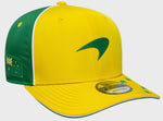 New Era 9SEVENTY Formula 1 Oscar Piastri #81 McLaren Team 2025 Australia GP Adjustable Snapback Cap - Yellow/Green