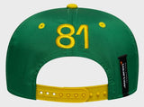 New Era 9SEVENTY Formula 1 Oscar Piastri #81 McLaren Team 2025 Australia GP Adjustable Snapback Cap - Yellow/Green