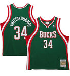Mitchell & Ness NBA Milwaukee Bucks Giannis Antetokounmpo #34 2013-14 HWC Swingman Jersey - Green