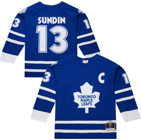Men's Toronto Maple Leafs Mats Sundin Mitchell & Ness 1997/98 Throwback Powerplay Jersey - Royal Blue