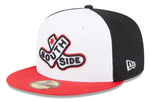 New Era 59FIFTY MLB Chicago White Sox City Connect Batting Practice Fitted Hat - White/Red