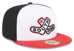 New Era 59FIFTY MLB Chicago White Sox City Connect Batting Practice Fitted Hat - White/Red
