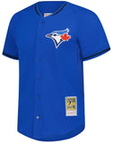 Mitchell & Ness Men's MLB Toronto Blue Jays Jose Bautista #19 Authentic Batting Practice Jersey - Royal Blue