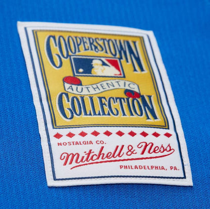 Mitchell & Ness Men's MLB Toronto Blue Jays Jose Bautista #19 Authentic Batting Practice Jersey - Royal Blue