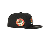 New Era Buffalo Bisons Black 59Fifty Fitted Hat (Jays Triple-A Team)