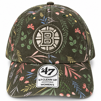 '47 NFL Boston Bruins Women's Verbena Clean Up Adjustable Hat - Green Floral