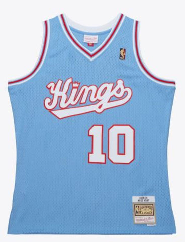 Mitchell & Ness NBA Sacramento Kings Mike Bibby #10 2004-05 HWC Swingman Jersey - Light Blue