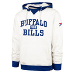'47 NFL Buffalo Bills Golden Age Skipper Original Hoodie - White / Blue