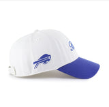 '47 NFL Buffalo Bills Foundational TT Clean Up Sandstone Hat - White/Blue