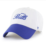 '47 NFL Buffalo Bills Foundational TT Clean Up Sandstone Hat - White/Blue