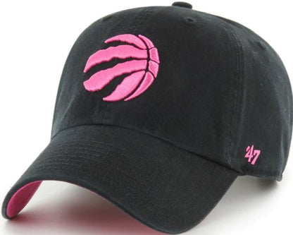 '47 Clean Up NBA Toronto Raptors Cotton Candy Adjustable Hat - Black