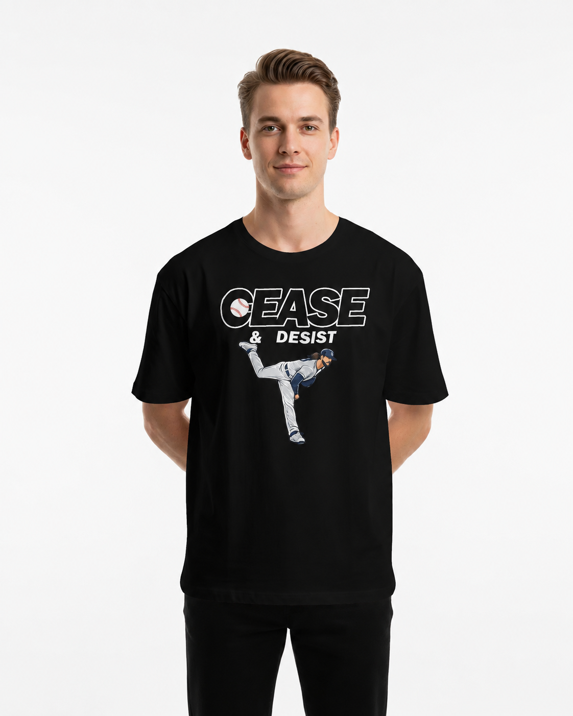 Mens Toronto Blue Jays Cease and Desist Graphic T-Shirts